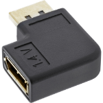 InLine DisplayPort Adaptor, DisplayPort male / female left angled