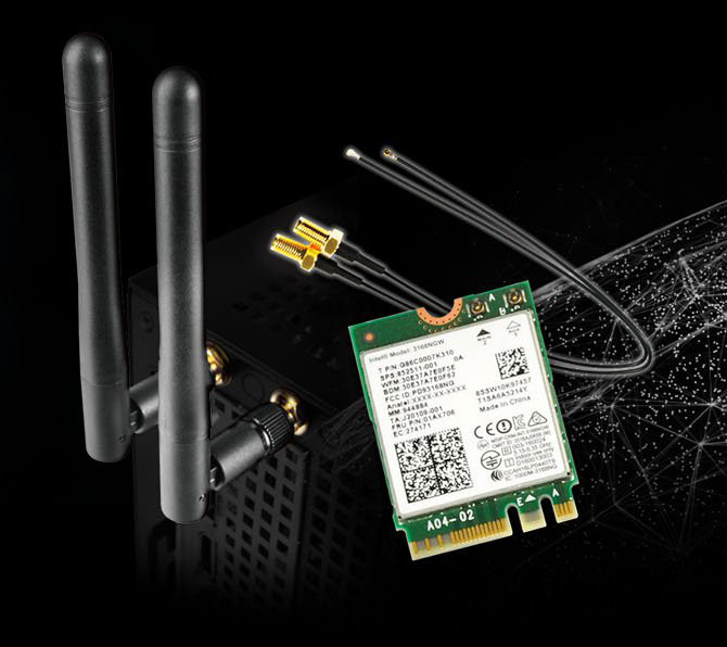 Image of Asrock DeskMini WiFi Kit Internal WLAN / Bluetooth