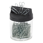 Wedo 270 5154 paperclip dispenser Black, Transparent