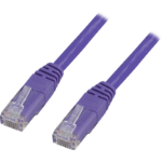 Deltaco TP-610P networking cable Purple 10 m Cat6 U/UTP (UTP)