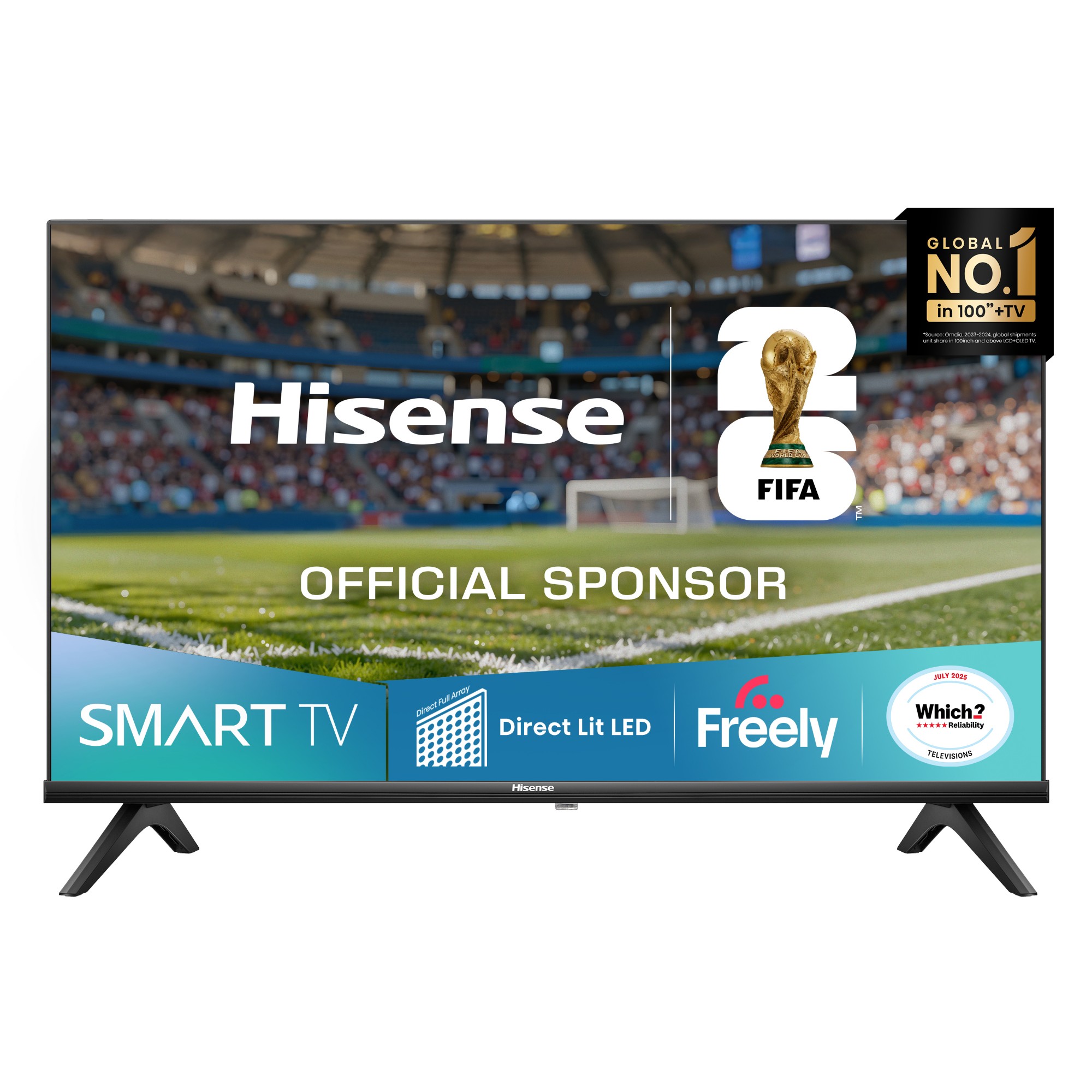 Hisense Blue/Light 32" E4qtuk Fhd Led Tv With Freely