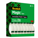 Scotch Magic 33 m Acrylic, Plastic Transparent 24 pc(s)