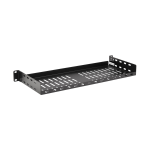 Tripp Lite SRSHELF2P1USHRT SmartRack Cantilever Fixed Steel Rack Shelf - 1U, Vented, 7 in. (17.8 cm) Deep, Holds up to 40 lb. (18 kg)
