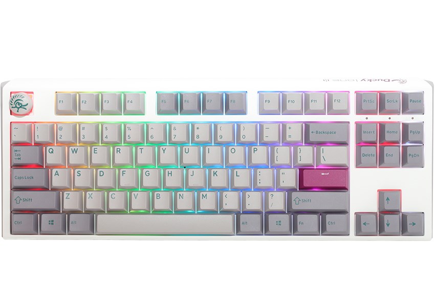 DUC ky One 3 TKL keyboard Gaming USB US English Silver