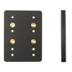 Brodit 216480 mounting kit Black Acrylonitrile butadiene styrene (ABS), Plastic