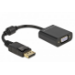 DeLOCK Adapter DisplayPort 1.2 male to VGA female black