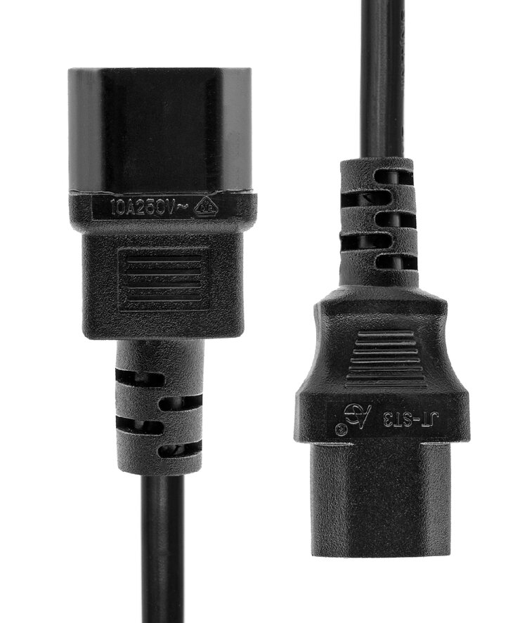 Image of ProXtend C13 to C14 Power Extension Cord Black 5m