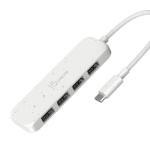 j5create Eco-Friendly USB-C to 4-Port Type-A Gen 2 Hub