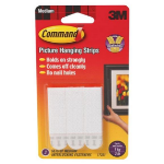 3M Command™ Medium White Picture Hanging Strips 17201-4PK