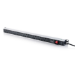 Digitus Power strip with aluminum profile, switch, and surge protection; 10 UK-style outlets; 1.8 m power cord with UK-style plug