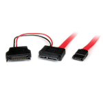 StarTech.com 0.5m SATA SATA cable 19.7" (0.5 m) SATA 7-pin Black,Red