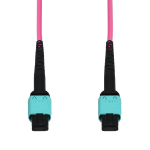 AddOn Networks ADD-MPOMPO-2M5OM4LZ-MA InfiniBand/fibre optic cable 2 m MPO OFNG Aqua colour, Magenta