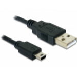 DeLOCK USB 2.0-A / USB mini-B 5pin - 0.70m USB cable USB A Mini-USB B Black