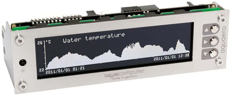 Aqua Computer 53145 fan speed controller Stainless steel LCD