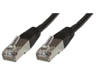Microconnect Cat5e 2m networking cable Black F/UTP (FTP)