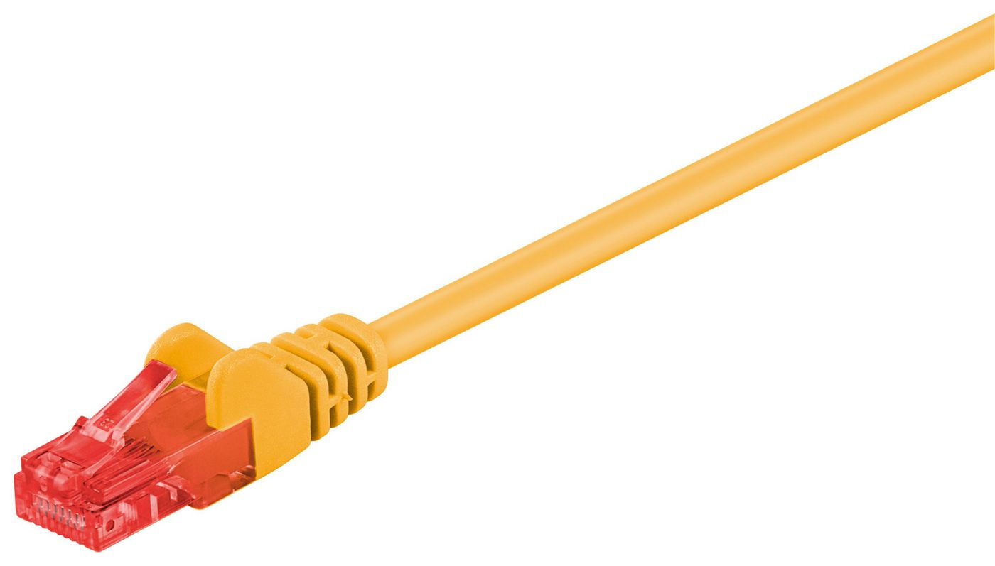 Image of Microconnect B-UTP60025Y networking cable Yellow 0.25 m Cat6 U/UTP...