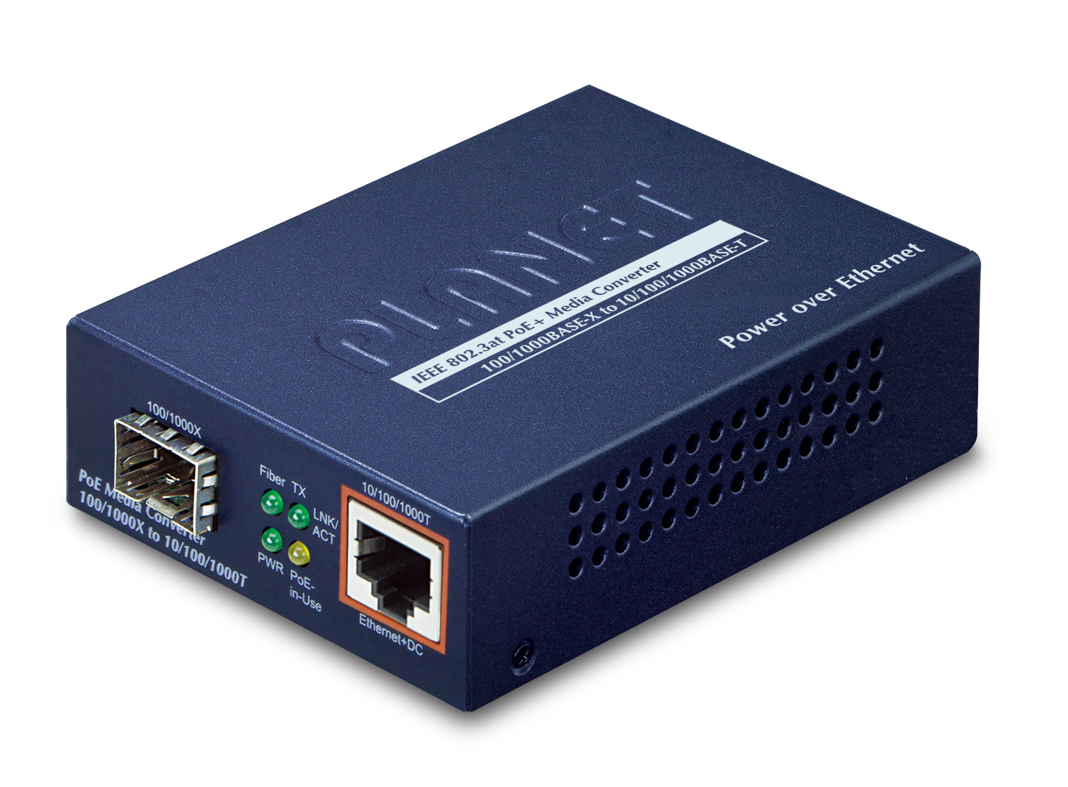 Image of PLANET GTP-805A network media converter 1000 Mbit/s Blue