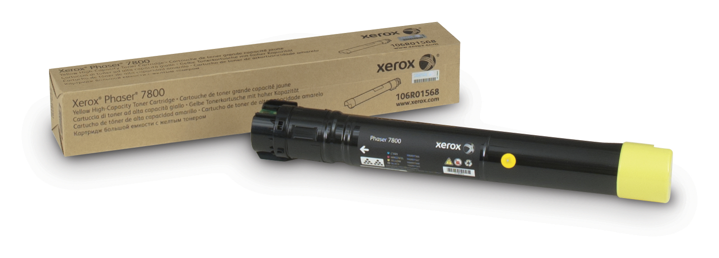 Image of Xerox 106R01568 Toner yellow high-capacity, 17.2K pages for Xerox...