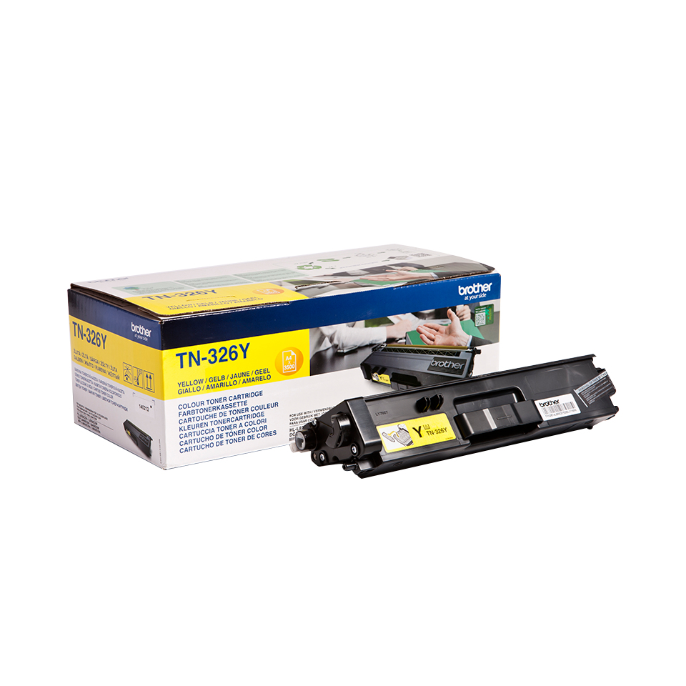 Image of Brother TN-326Y Toner-kit yellow high-capacity, 3.5K pages ISO/IEC...