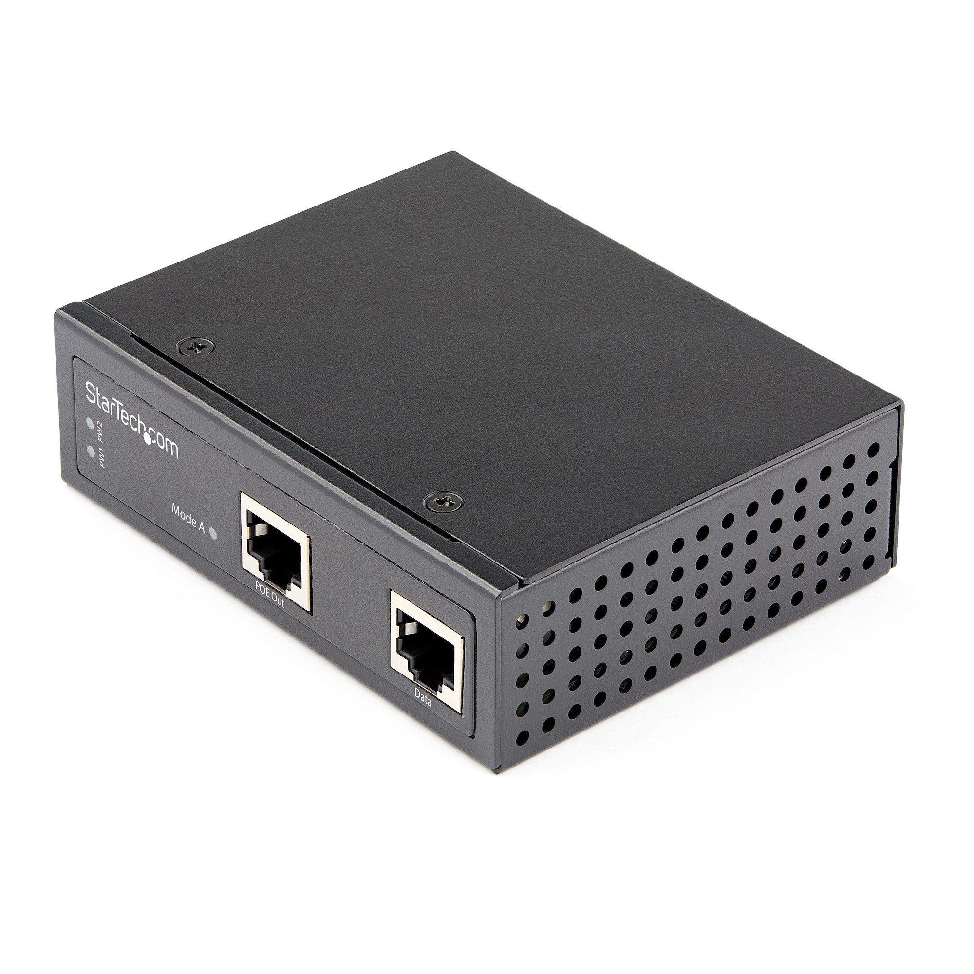 StarTech.com Industrial Gigabit Ethernet PoE Injector - 30W 802.3at PoE+  Midspan 48V-56VDC DIN Rail Power Over Ethernet Injector Adapter - -40C to  +75C Cameras/Sensors/WiFi Access, 4 in distributor/wholesale stock for  resellers to