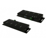 EXSYS EX-1183HMVS interface hub 5000 Mbit/s Zwart