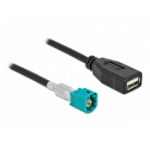 DeLOCK Cable HSD Z male to USB 2.0 Type-A female 1 m Premium