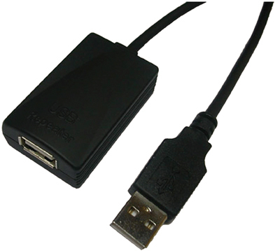 LogiLink USB 2.0 Repeater Cable - 5.0m USB cable 5 m USB A