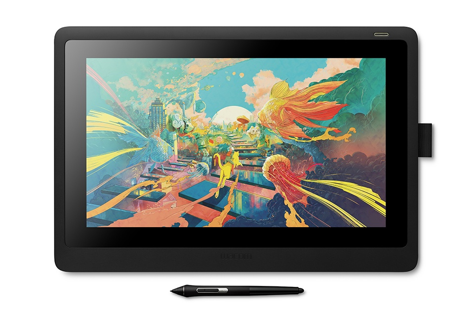 Image of Wacom Cintiq 16 graphic tablet Black 5080 lpi 344.16 x 193.59 mm