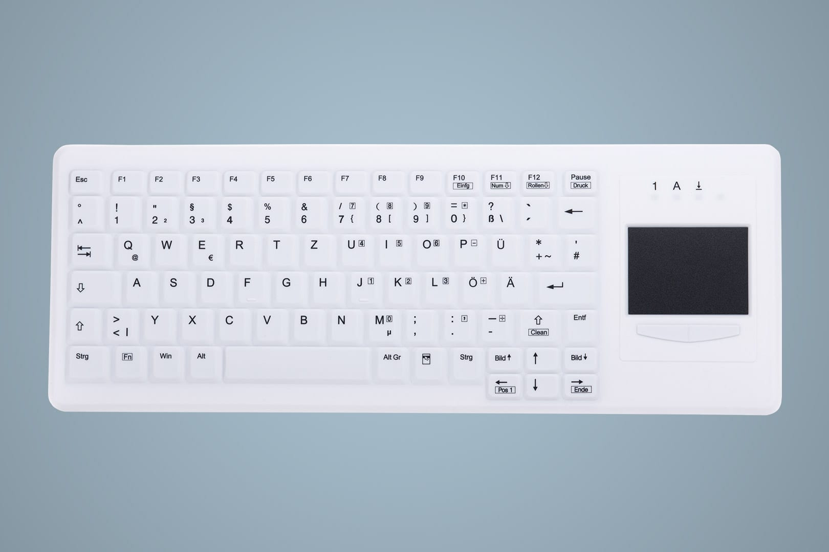 Active Key AK-C4400 Keyboard Industrial RF Wireless UK English White