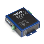 Black Box ICD116A serial converter/repeater/isolator RS-232/422/485 Fiber (SC) Black, Blue