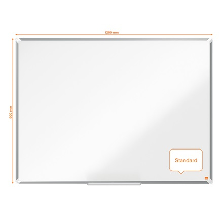 Nobo Premium Plus Enamel Magnetic Whiteboard 1200 x 900mm 1915145