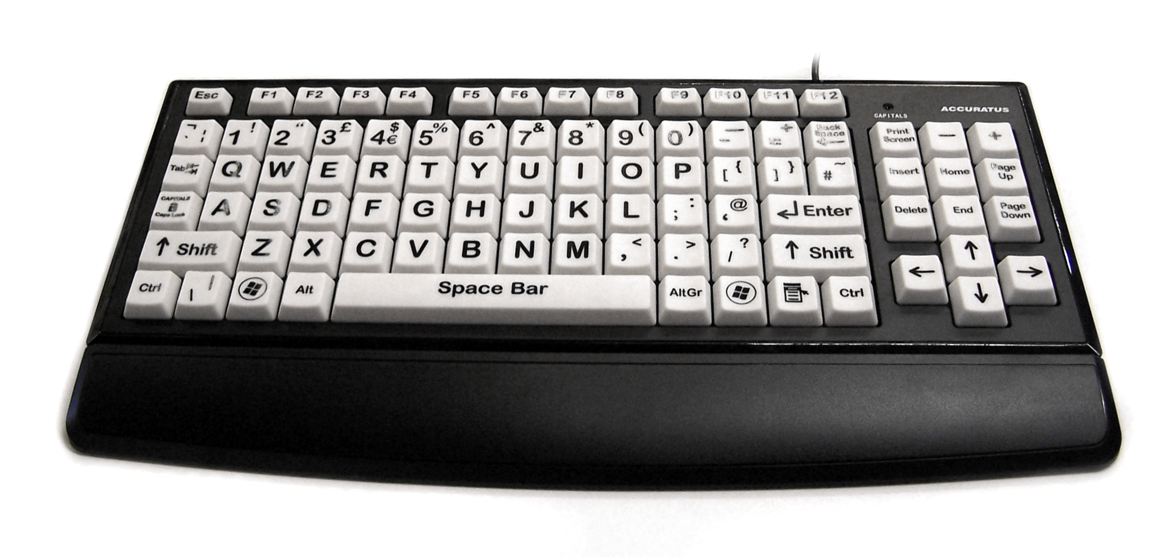 Image of Ceratech An Ceratech product. The Black/White USB Monster keyboard...