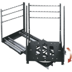 Middle Atlantic SRSR 23", 15U Wall mounted rack Black