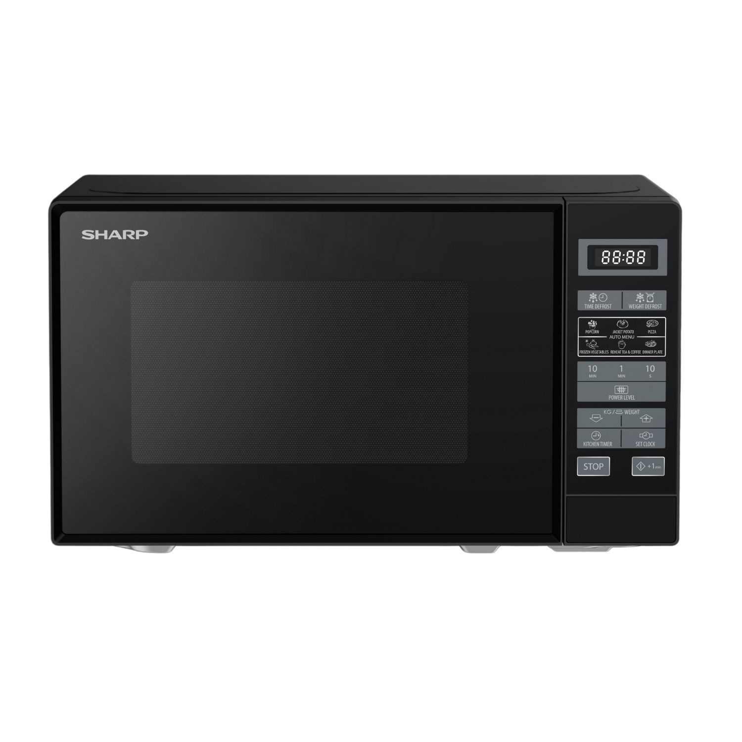 Sharp 20L 800W Microwave Oven - Black