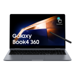 Samsung Galaxy Book4 360 NP754QGK-KG2UK laptop Intel Core 5 120U Hybrid (2-in-1) 39.6 cm (15.6") Touchscreen Full HD 16 GB LPDDR5x-SDRAM 256 GB SSD Wi-Fi 6E (802.11ax) Windows 11 Pro Grey