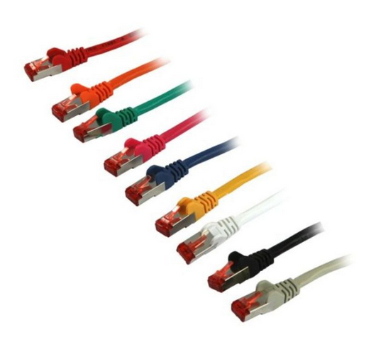 EU Product - Patchkabel RJ45 Cat6 250Mhz schwarz S-STP S/FTP - Cable - Network thumbnail