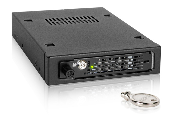 Image of Icy Dock MB491SKL-B drive bay panel 8.89 cm (3.5") Carrier panel Black