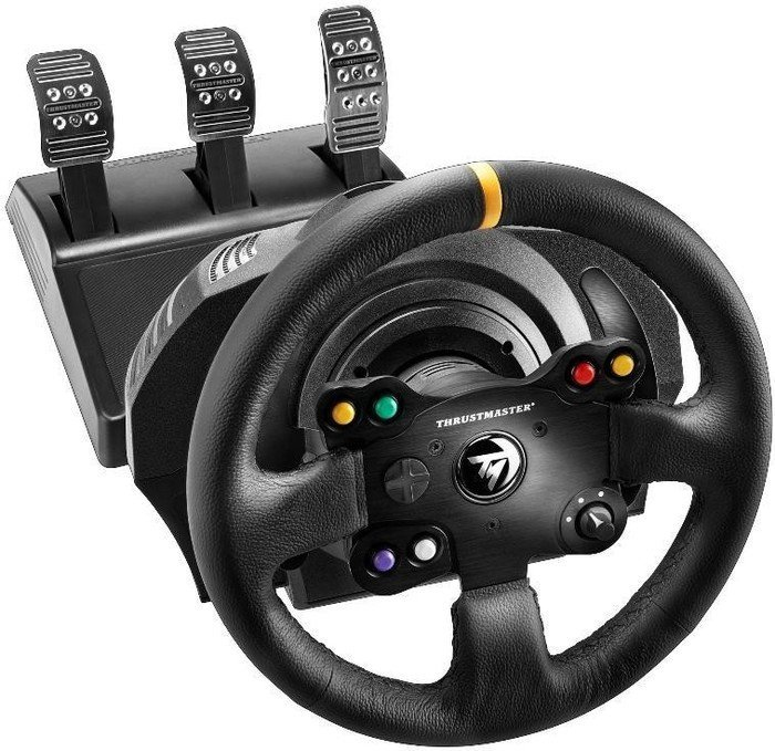 Image of Thrustmaster 4460133 Gaming Controller Black Steering wheel +...