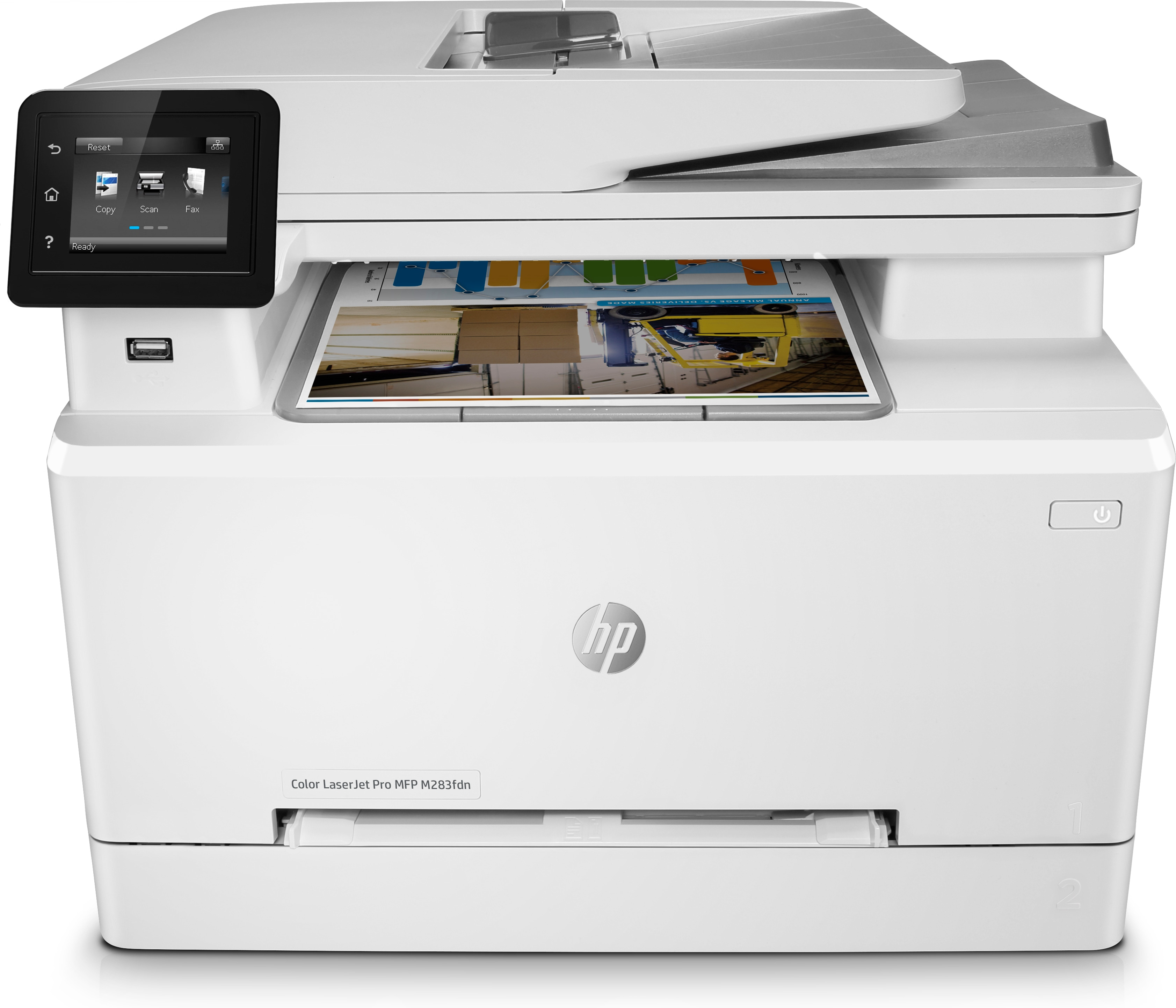 Image of HP Color LaserJet Pro MFP M282nw, Color, Printer for Print, Copy,...
