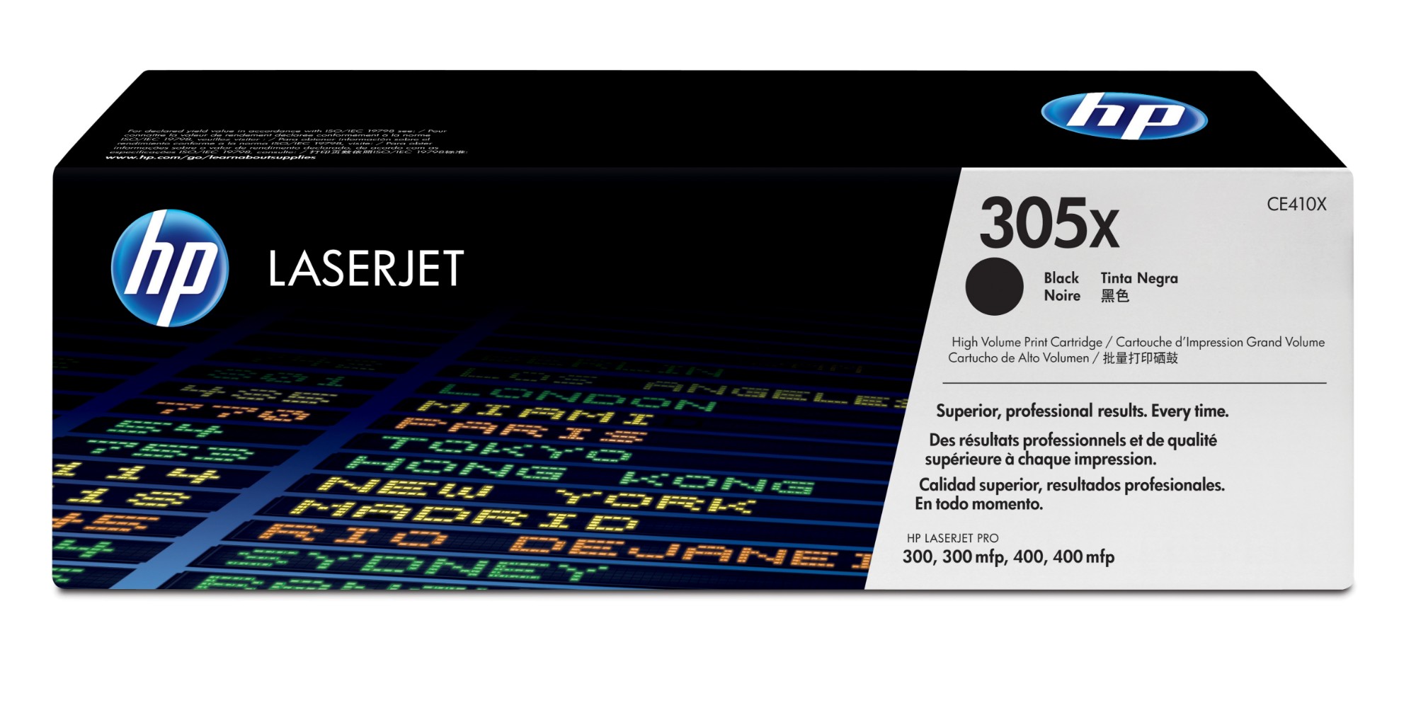 HP 305X Black High Yield Laserjet Toner Cartridge CE410X
