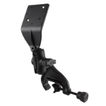 RAM Mounts Double Ball Yoke Clamp Mount with Angled Extension Plate