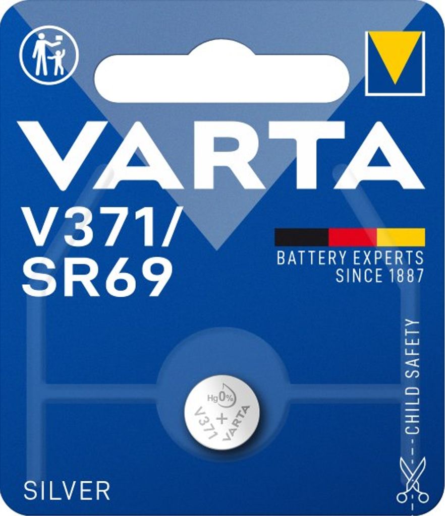 EU Product - Silver Coin button cell battery V371 / SR69 thumbnail