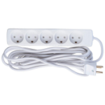 Microconnect GRU0055WDK power extension 5 m 5 AC outlet(s) Indoor White