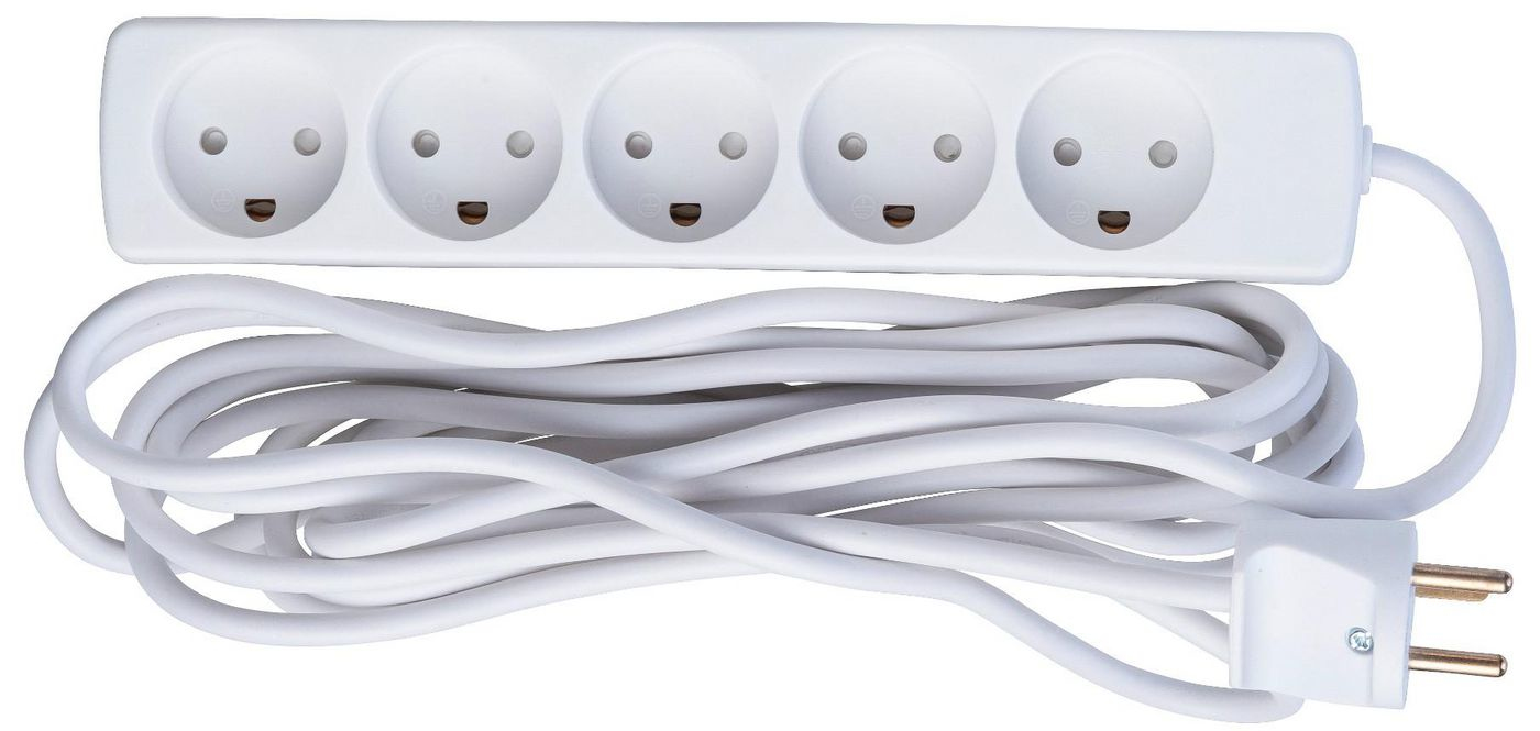 Microconnect White Gru0055wdk Power Extension 5 M 5 Ac Outlet(S) Indoor Whit