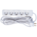 Microconnect GRU0055WDK power extension 5 m 5 AC outlet(s) Indoor White