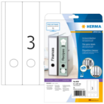 HERMA Inkjet file labels A4 61x297 mm white paper matt 75 pcs.