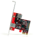 StarTech.com Scheda PCI Express SuperSpeed USB 3.0 a 2 porte con supporto UASP - 1 interna 1 esterna