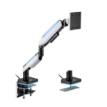 electriQ Premium Gaming Single Monitor Arm with RGB