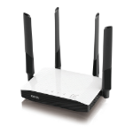 Zyxel NBG6604 wireless router Fast Ethernet Dual-band (2.4 GHz / 5 GHz) 4G Black, White