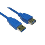 Cables Direct USB3-822BL USB cable 2 m USB 3.2 Gen 1 (3.1 Gen 1) USB A Blue